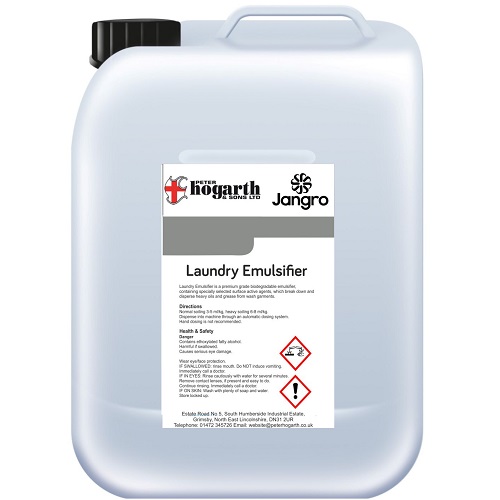 Laundry Emulsifier Grease Remover 10 litres Peter Hogarth